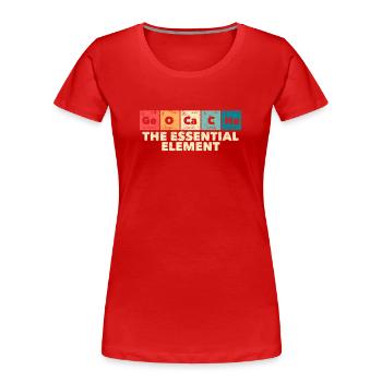 Geocacher Schnitzeljagd Geocache Das wesentliche - Frauen Premium Bio T-Shirt - Rot - Vorne - Mia (176cm)