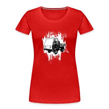 Multicar M25 Multicar Neu Multricar Lastkraftwagen - Frauen Premium Bio T-Shirt - Rot - Vorne - Mia (176cm)