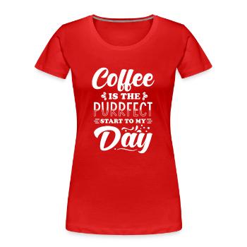 Tierarzt Beruf Geschenk - Frauen Premium Bio T-Shirt - Rot - Vorne - Mia (176cm)