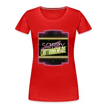 LGBTQ Love 30th Anniversary Funny Activist Tshirts - Women's Premium Organic T-Shirt - red - Front - Mia (176cm)