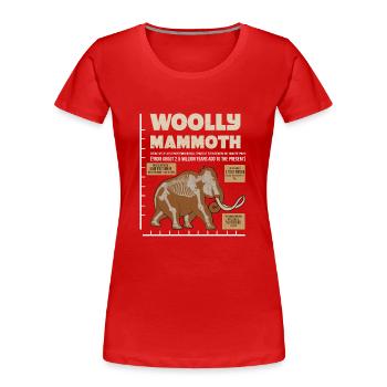 Mammut - Frauen Premium Bio T-Shirt - Rot - Vorne - Mia (176cm)