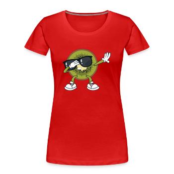 Pomegranate Food Christmas - Women's Premium Organic T-Shirt - red - Front - Mia (176cm)