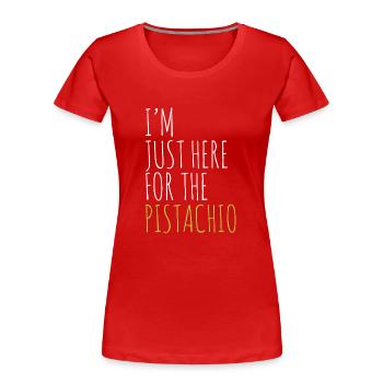 Kiwi - T-shirt bio Premium Femme - rouge - Devant - Mia (176cm)