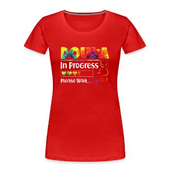 Doula Birth Worker Student Doula - Frauen Premium Bio T-Shirt - Rot - Vorne - Mia (176cm)