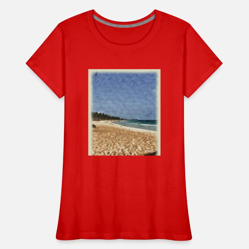 Meeresrauschen Frauen Premium Bio T-Shirt