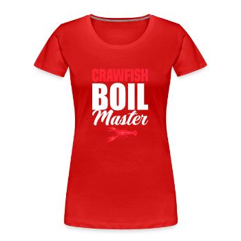 Langusten Koch Geschenk - Frauen Premium Bio T-Shirt - Rot - Vorne - Mia (176cm)