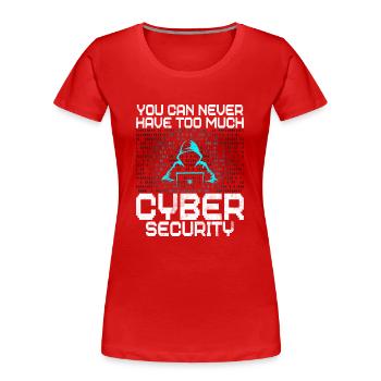 Cyber-sicherheits-hacker-hacking - Frauen Premium Bio T-Shirt - Rot - Vorne - Mia (176cm)
