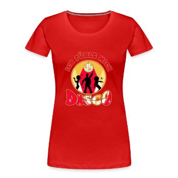 Ich Fühl Mich Disco Party Feiern Disco Tanzen Gehe - Frauen Premium Bio T-Shirt - Rot - Vorne - Mia (176cm)