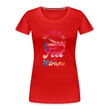 Pilates Instructor Teacher - Frauen Premium Bio T-Shirt - Rot - Vorne - Mia (176cm)