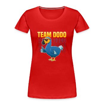Vogelliebhaber Flugfähiger Vogel Dodo - Frauen Premium Bio T-Shirt - Rot - Vorne - Mia (176cm)