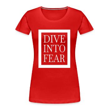 extreme sports bungee jumping community - Frauen Premium Bio T-Shirt - Rot - Vorne - Mia (176cm)