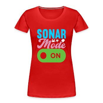 Biologie marine Biologiste marin - T-shirt bio Premium Femme - rouge - Devant - Mia (176cm)