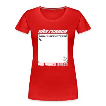 70 Geburtstag Mann Frau 70 Jahre Lustig Geschenk - Frauen Premium Bio T-Shirt - Rot - Vorne - Mia (176cm)