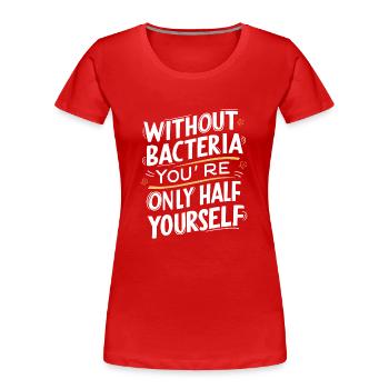 Microbiologist Microbiology Lab Staph Biology - Women's Premium Organic T-Shirt - red - Front - Mia (176cm)