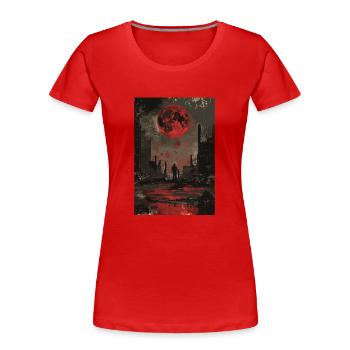 Die Zehn der Kelche Tarot - Frauen Premium Bio T-Shirt - Rot - Vorne - Mia (176cm)