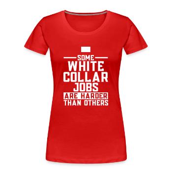Priester Katholischer christlicher Priester - Frauen Premium Bio T-Shirt - Rot - Vorne - Mia (176cm)