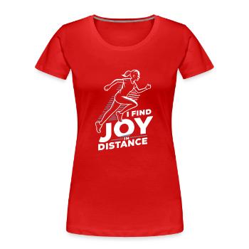 Ultra Running Ultramarathon Runner Marathoner - Frauen Premium Bio T-Shirt - Rot - Vorne - Mia (176cm)