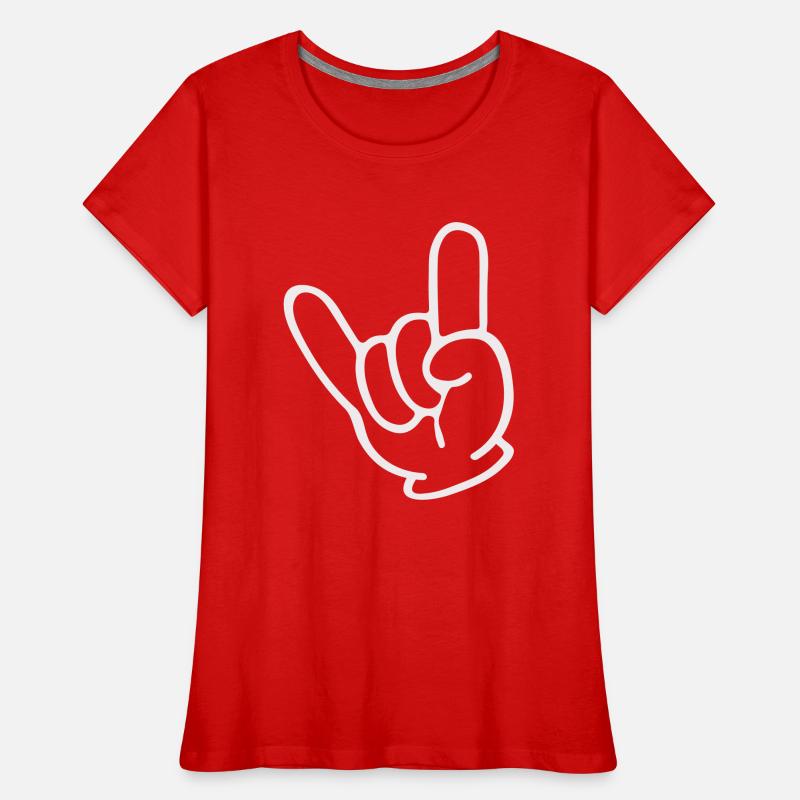 Main de roche T-shirt bio Premium Femme