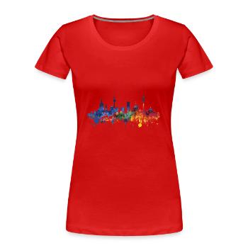 Oldenburg - Women's Premium Organic T-Shirt - red - Front - Mia (176cm)