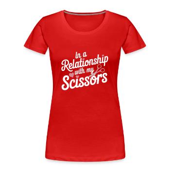 Cardmaker Scrapbooking-kartenherstellungssets Für - Frauen Premium Bio T-Shirt - Rot - Vorne - Mia (176cm)
