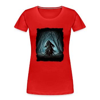 Baba Yaga - Cauchemar slave - T-shirt bio Premium Femme - rouge - Devant - Mia (176cm)