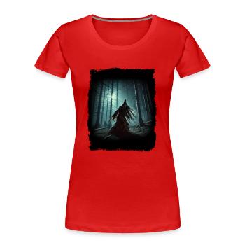 Baba Yaga - Cauchemar slave - T-shirt bio Premium Femme - rouge - Devant - Mia (176cm)