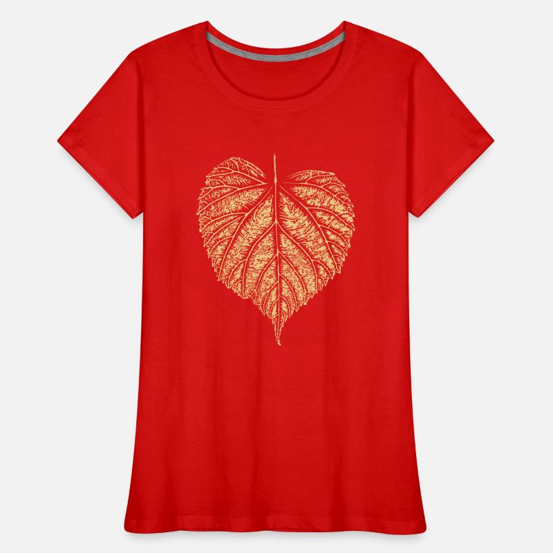 Lime Leaf / Lime Leaf - NATURE & Forest Women's Premium Organic T-Shirt