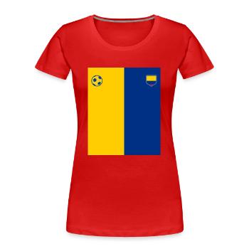 Colombia Colombia Medellin Holidays Bogota Cali - Women's Premium Organic T-Shirt - red - Front - Mia (176cm)