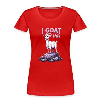 Diy-pilz-enthusiasten Heim-pilzzucht - Frauen Premium Bio T-Shirt - Rot - Vorne - Mia (176cm)