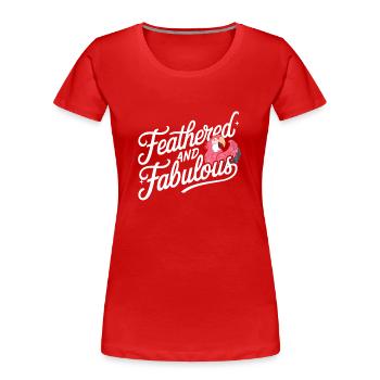 Papageienbesitzer Papageienleben Und Exotischer - Frauen Premium Bio T-Shirt - Rot - Vorne - Mia (176cm)