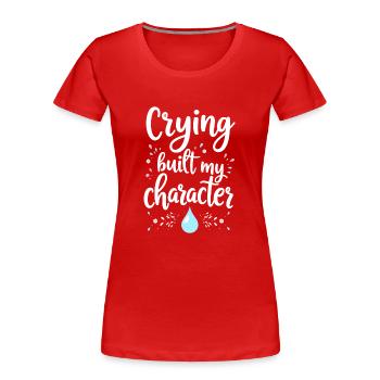 Trennungsermächtigung, Selbstliebe, Neuanfänge - Frauen Premium Bio T-Shirt - Rot - Vorne - Mia (176cm)