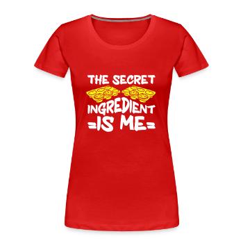 Baking Bakery Baker - Frauen Premium Bio T-Shirt - Rot - Vorne - Mia (176cm)