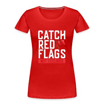 CFO Tax Advisor Accountant Tax Analyst - Women's Premium Organic T-Shirt - red - Front - Mia (176cm)