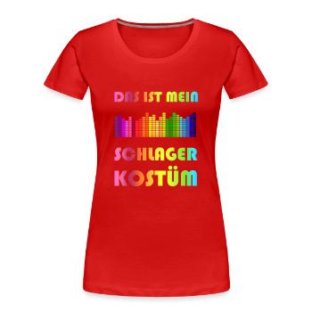 This is my Popular Costume - Women's Premium Organic T-Shirt - red - Front - Mia (176cm)