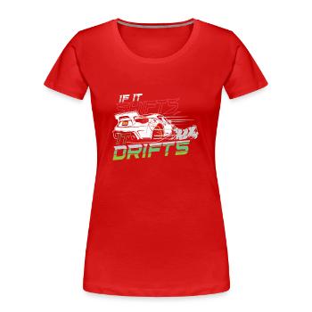 Car Drifting Racing Racecar Motorsport Mechanic - Frauen Premium Bio T-Shirt - Rot - Vorne - Mia (176cm)