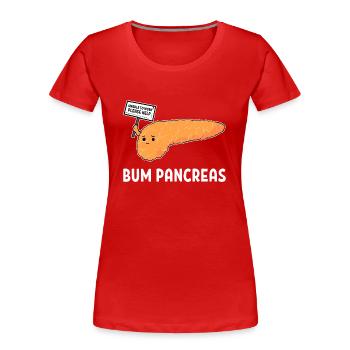 Diabetes Diabetic Insulin - Women's Premium Organic T-Shirt - red - Front - Mia (176cm)
