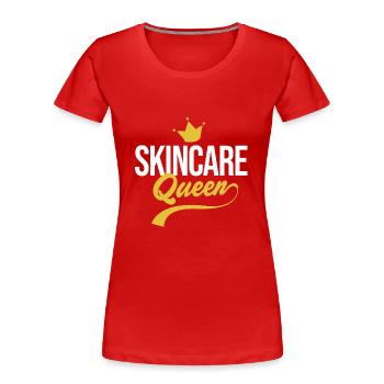 Kosmetikerin - Frauen Premium Bio T-Shirt - Rot - Vorne - Mia (176cm)