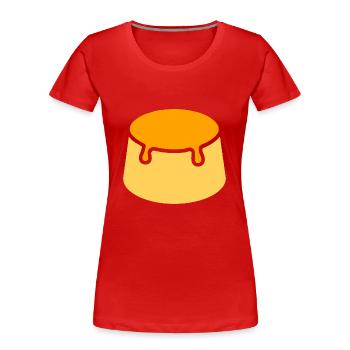 Obsttorte - Frauen Premium Bio T-Shirt - Rot - Vorne - Mia (176cm)
