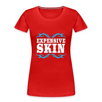 Tattoo Artist Tattoo Artist Tattooed Tattoo - Women's Premium Organic T-Shirt - red - Front - Mia (176cm)