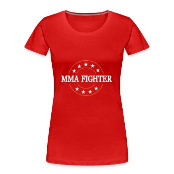 MMA Fighter Mixed Martial Arts - Frauen Premium Bio T-Shirt - Rot - Vorne - Mia (176cm)