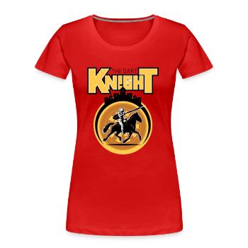 le Dart Knight Rider - T-shirt bio Premium Femme - rouge - Devant - Mia (176cm)