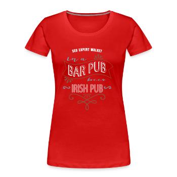 jokes computers computer science - Frauen Premium Bio T-Shirt - Rot - Vorne - Mia (176cm)