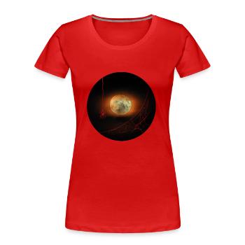 Getting in touch with the through spirits - Women's Premium Organic T-Shirt - red - Front - Mia (176cm)