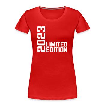 Légendaire Depuis 2023 Cadeau D'anniversaire 2023 - T-shirt bio Premium Femme - rouge - Devant - Mia (176cm)