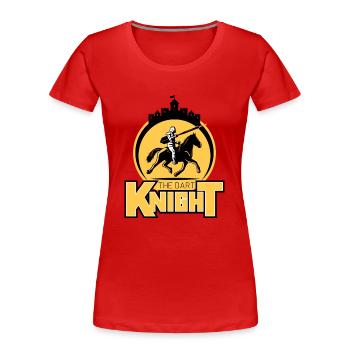 Dart Knight Rider - T-shirt bio Premium Femme - rouge - Devant - Mia (176cm)