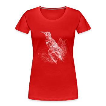 Gift hummingbird bird bird owner birds - Women's Premium Organic T-Shirt - red - Front - Mia (176cm)