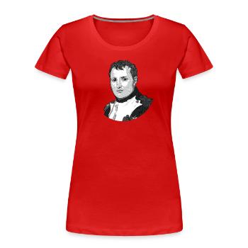 Napoléon Bonaparte - Frauen Premium Bio T-Shirt - Rot - Vorne - Mia (176cm)