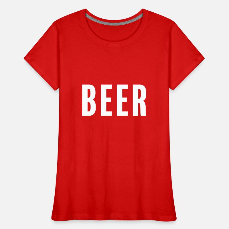 Bier Frauen Premium Bio T-Shirt