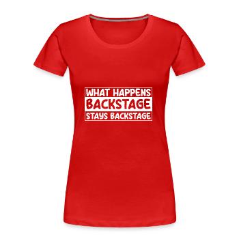 Schauspielerin Bühne Sänger Drama Club - Frauen Premium Bio T-Shirt - Rot - Vorne - Mia (176cm)