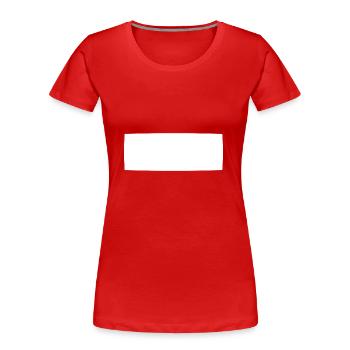 form rechteck viereck formen - Frauen Premium Bio T-Shirt - Rot - Vorne - Mia (176cm)